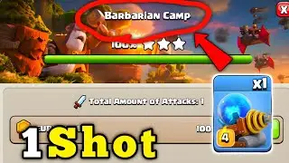 1 Shot Max Barbarian Camp in Clan Capital