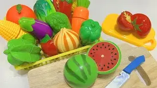 How to Cutting Wooden & Plastic Fruit Vegetables, Mango Kiwi | Satisfying Video Squishy ASMR