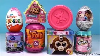 TOYS Animal Jam Ultra Rare Trolls Surprise LPS Fashems Shopkins Jars Doc Mc Stuffins Chocolate Eggs