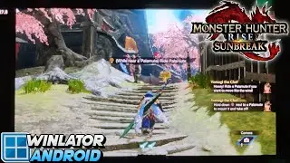 Monster Hunter Rise on Android Winlator v10 Gameplay Test Snapdragon 8s Gen 3 Settings POCO F6