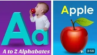 ABC song , alphabet song for kids , nursery rhymes,a for Apple b for ball, new alphabet song