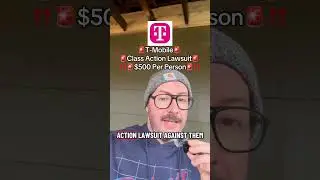 T-Mobile in a class action lawsuit - you could be eligible for up to $500 #tmobile #lawsuit #money