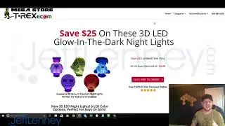 T Rex Mega Store Review and MEMBERS AREA Tour 20 Minutes (Video #2)
