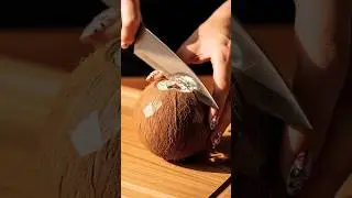 Cutting🔪glass crystal coconut| ASMR ai glass cutting compilation #aiart#glassfruit#aiasmr#satisfying