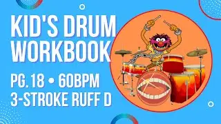 3-Stroke Ruff (D) - Drill Exercise &bull; 60bpm