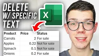 How To Delete Rows In Excel With Specific Text - Full Guide