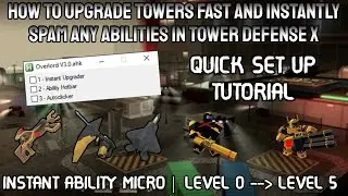 TDX | How to Instant Upgrade and use Hotbar Keybinds
