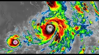 Infrared Satellite Animation of Major Hurricane Odile (2014)