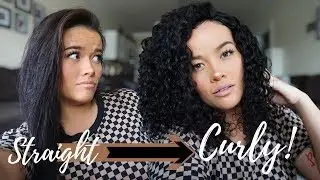 STRAIGHT to CURLY IN 10 MINS! | Eullair Curly Wig