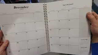 Blue sky Brit+Co weekly monthly planners spiral bound page turn insides