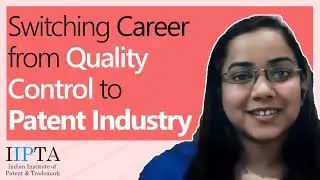 Switching career from quality control to patent industry : M.Sc. student shares her journey