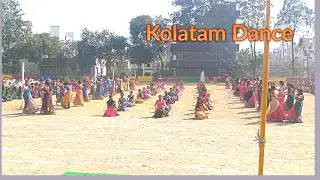 Kolatam Dance | Vikas the Concept school | Sravan Icon Official | Sports day 2025 | Jajiri jajiri | 