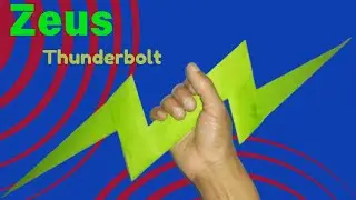 How to Make a Zeus ⚡️thunder bolt| Thor love and thunder | God of Thunder|cool lightning paper