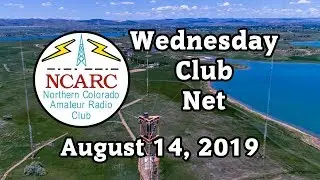 August 14, 2019 - NCARC Wednesday Club Net