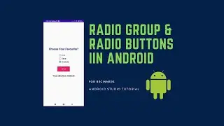 Radio Buttons & Radio Groups - Android Studio Tutorial | Android tutorial | Coding Coding