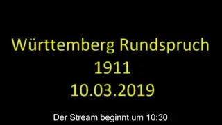 W&uuml;rtemberg-Rundspruch vom 22.10.2017