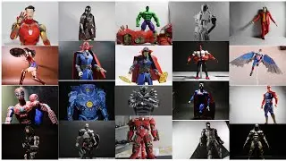 My work till now | Handmade action figure | Simplecraft#marvelstudios #customactionfigure