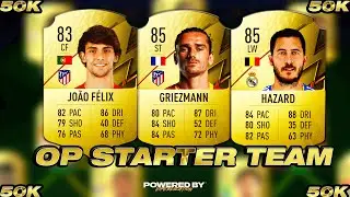 FIFA 22 BEST 50K STARTER TEAM!! 50000 COIN SQUAD BUILDER!! - FIFA 22 ULTIMATE TEAM