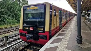 Mitfahrt im kompletten S42 PV von Neukölln bis Treptower Park in der BR 484 014 D