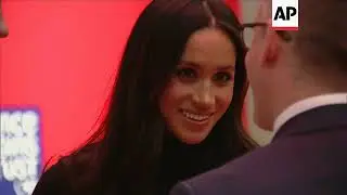 Prince Harry and Meghan visit youth project to raise AIDS awareness