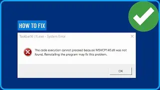 msvcp140.dll not found? FitGirl / DODI Repack Fix in 2 mins (2025)
