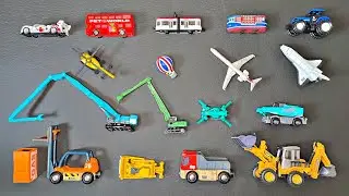 Working Vehicles Showcase! Construction, Transport, and Flying Machines! Tomica Siku Brio