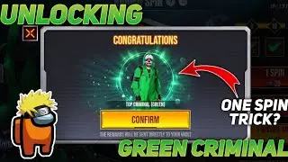 Unlocking Top Criminal Green Bundle With New Trick 😳|| Hindi || Karan Gamer Z