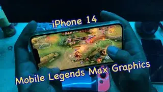 ВОЗЬМИ 14! ТОГО СТОИТ!!! || Тестирование графики Mobile Legends Max на Apple iPhone 14 в 2025 году