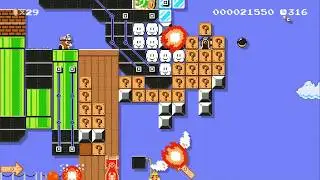 Defeat The Mecha Koopa King! by Dr. Evil - SUPER MARIO MAKER - NO COMMENTARY 1ax