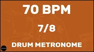 7/8 | Drum Metronome Loop | 70 BPM