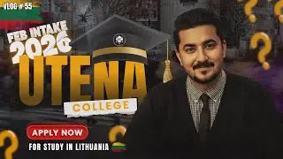 Study in Lithuania 🎓 🇱🇹 | Utena College 📚 | February Intake 2026 Full Guide #studyinlithuania