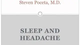Sleep and Headache