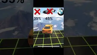 Car vs Bmw jumping #car #experimnent #carexperiments #youtubeshorts