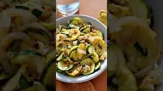 Easy Zucchini and Squash Salad (No-Cook Summer Side!)