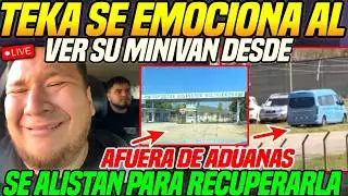 😲Kingteka and Fekas Excitedly MANAGE to see the MINIVAN from Outside Customs!!😲
