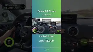 2018 Audi A3 E-tron PHEV stage 1 remap 0-100km/h