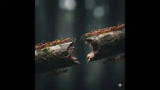Ants Can Build Living Bridges With Their Bodies!#viral #shorts
