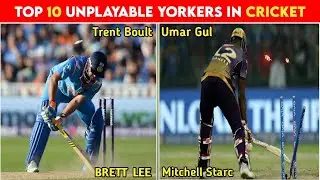 TOP 10 UNPLAYABLE YORKERS IN CRICKET HISTORY || MU CRICKET HD