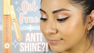 Pacifica Alight Clean Foundation + Full Coverage Lasting Concealer On Oily Skin | 25 Warm Medium