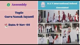 Assembly on Gurunanak Jayanti | DAV Ahmedabad