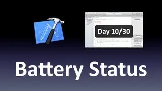 [Xcode] Battery Status