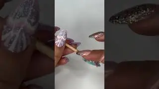 #handpaintednailart #3dnailart #3dgelnails #jellynails #jellyfish #nailpolish #chromenails
