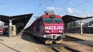 Macejko gorila 350-017 v Žiline na IC 521 + pozdrav