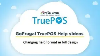 GoFrugal TruePOS - Change field format | Windows Print settings