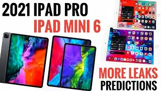 NEW iPads 2021 - iPad Pro 2021 Mini LED, iPad Mini 6 - more leaks and rumours