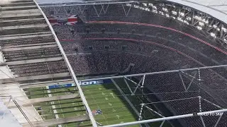 Madden 21 Detroit Lions Game intro + 1 play (Wembley Stadium)