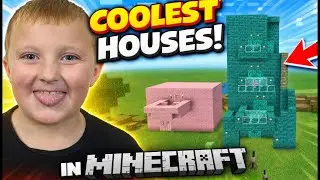 A 7 Year Old Built THESE Minecraft Houses&hellip; WOW