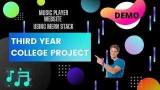 Music Player  web application using MERN [ Computer Science Engineering 3rd Year  Project ] | Demo