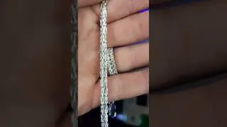 Luke Zion Jewelry's 925 Silver Oval Byzantine Chain! Unboxing & Review Coming Soon! #jewelry #shorts