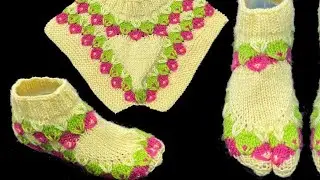 NEW KNITTING PATTERN FOR LADIES SOCKS JUTTI JURAB BUNNY ANGUTHE WALI JURAB #575